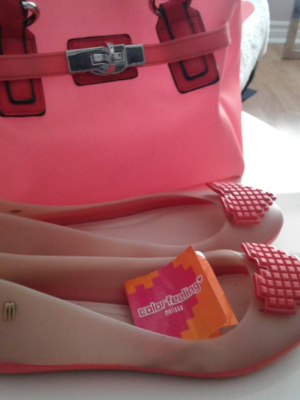 Melissa  designer  bag and shoes sale  ansamble size 7 shoes excellent condition